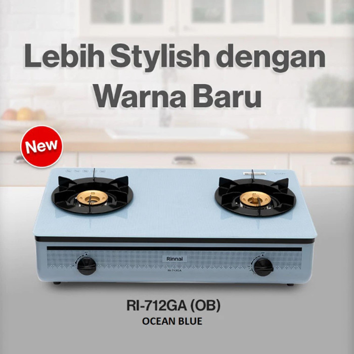 Rinnai Kompor Gas 2 Tungku - RI712GAOB